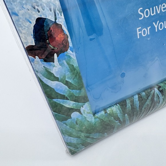 CARNIVAL Cruise Line Souvenir Padded Craft Photo/Picture Frame 8x10 Fish Ocean - Picture 4 of 6